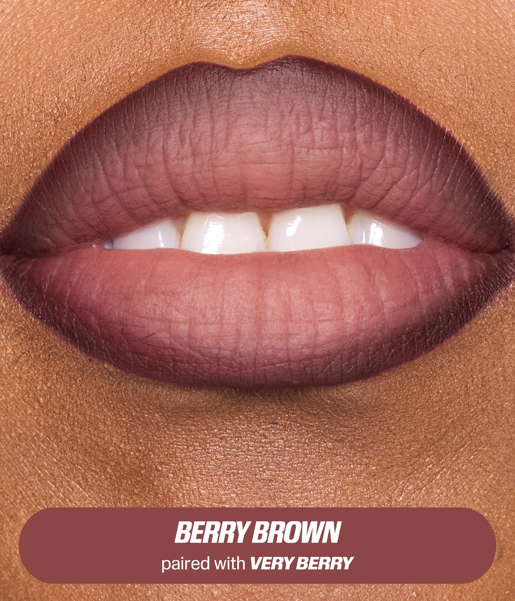 Berry Brown Lip Duo Makeup Premium