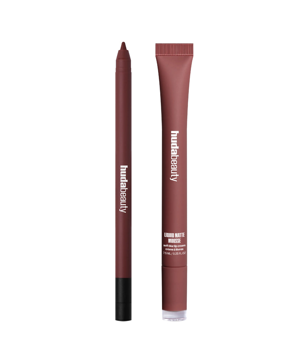 Berry Brown Lip Duo Makeup Premium