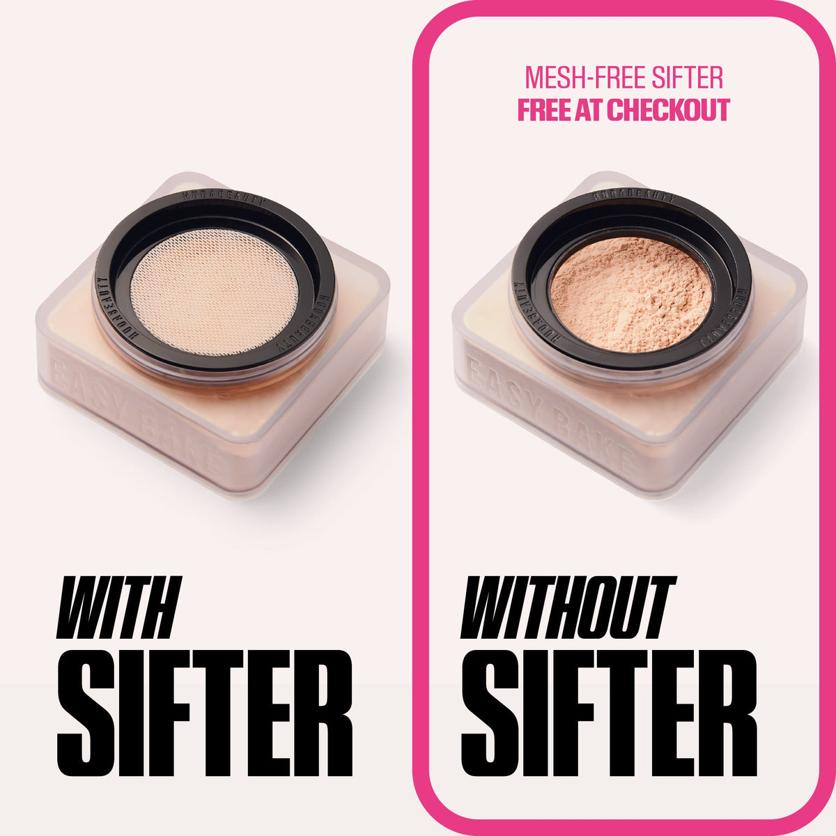 Easy Bake Sifter Without Mesh Face Makeup