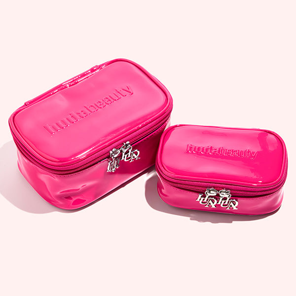 Pink Makeup Bag Set Premium Premium