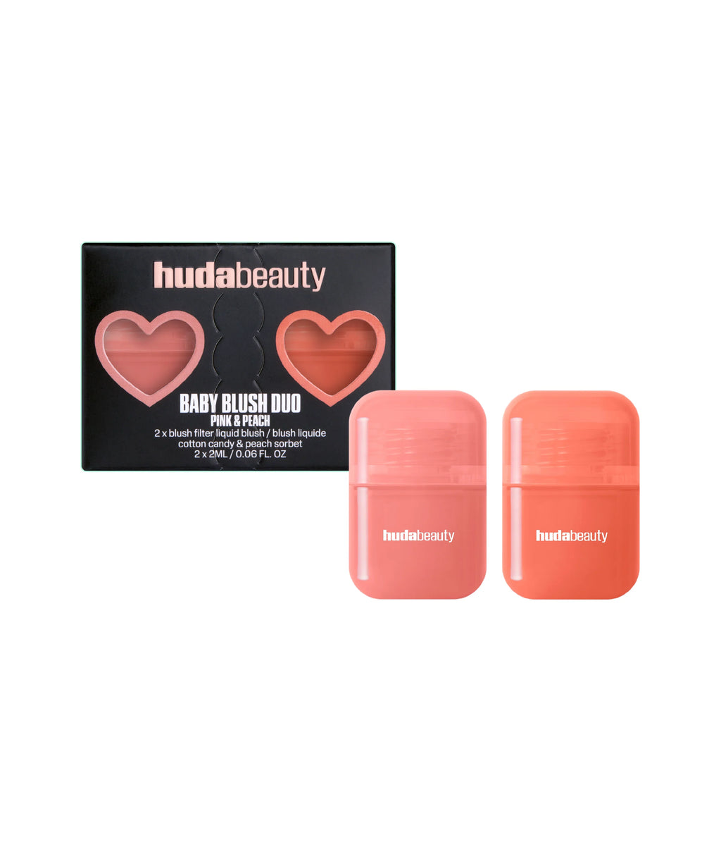 Baby Blush Duo Pink And Peach Makeup Face Premium