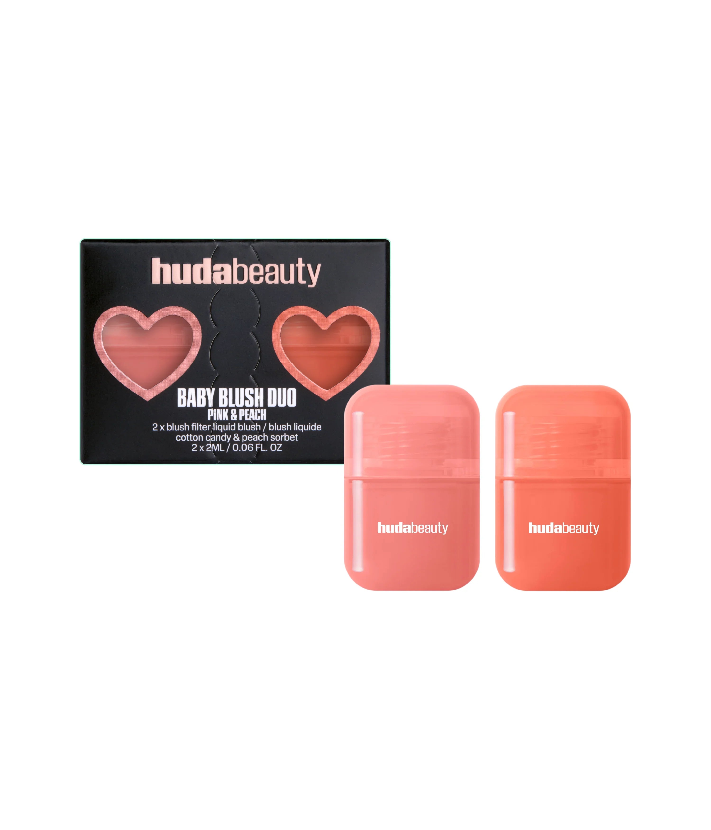 Baby Blush Duo Pink And Peach Makeup Face Premium