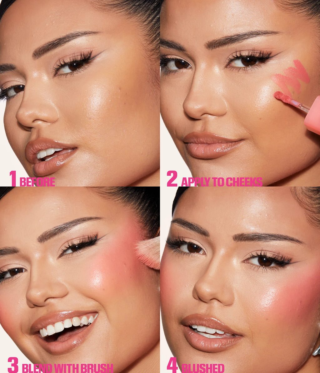 Baby Blush Duo Pink And Peach Makeup Face Premium
