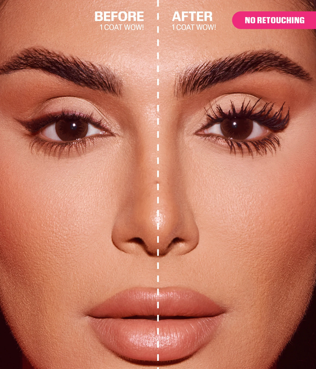 Huda Beauty 1 Coat WOW Extra Volumizing and Lifting Mascara Mini Eye Travel Size Makeup